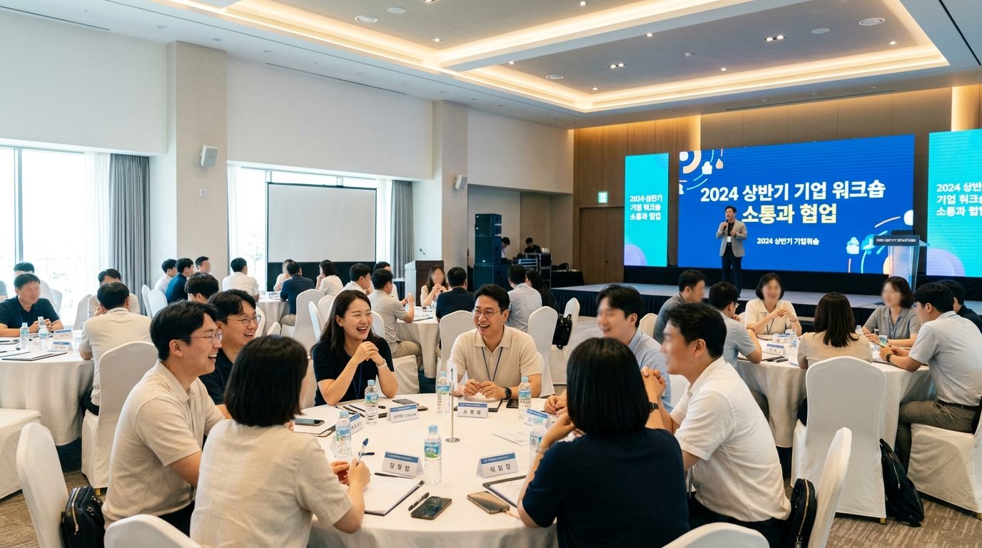 리얼플랜제주 국내여행 단체 진행 장면